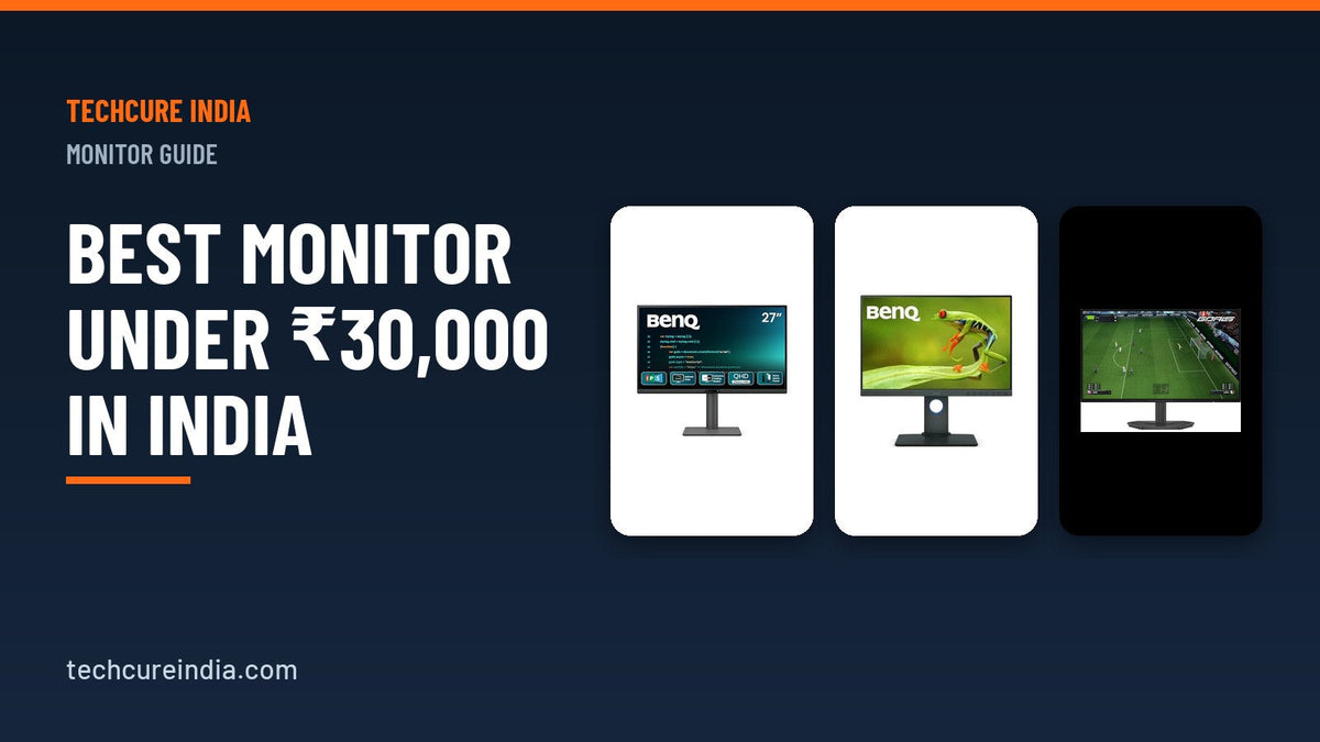 Venq Programming Monitor Best Monitor Under ₹30,000 in India (2026) | TechCure India