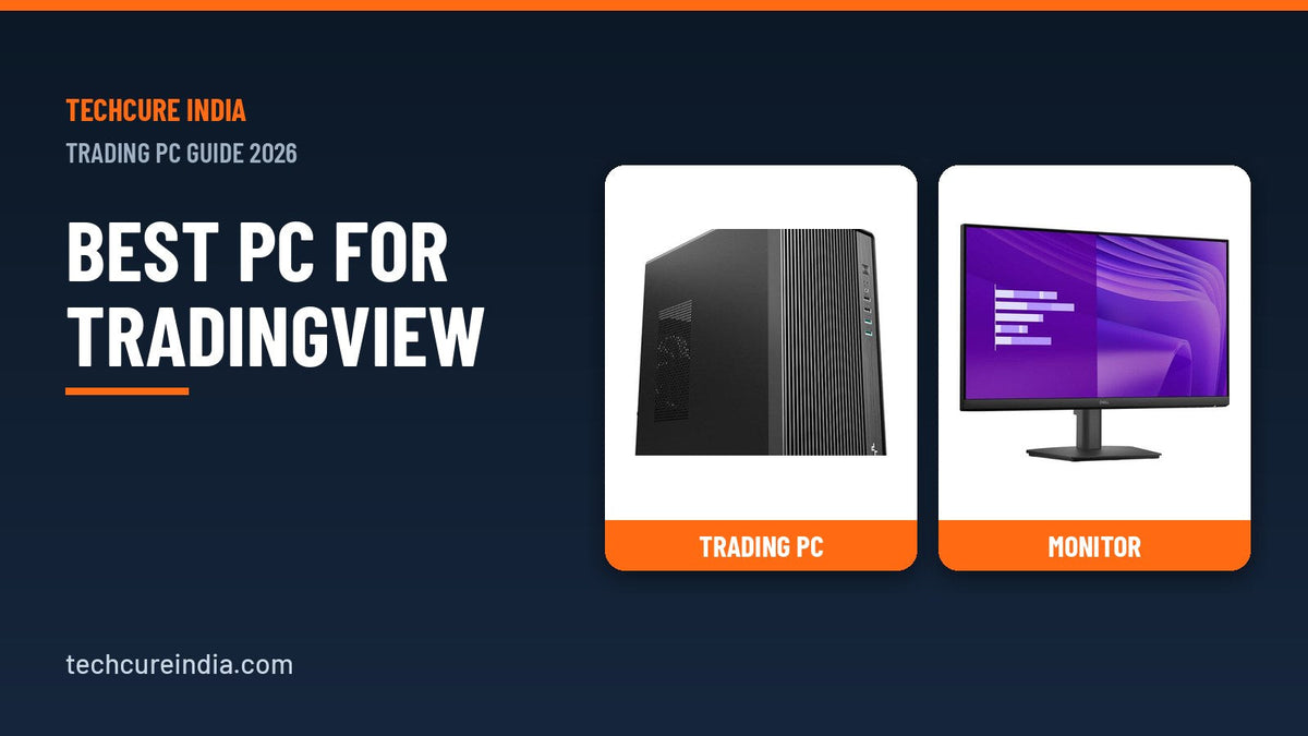 Trading PC and 24-inch monitor for TradingView