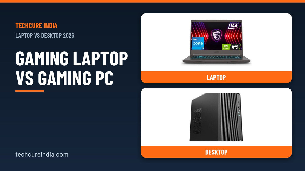 Gaming laptop and gaming desktop PC compared