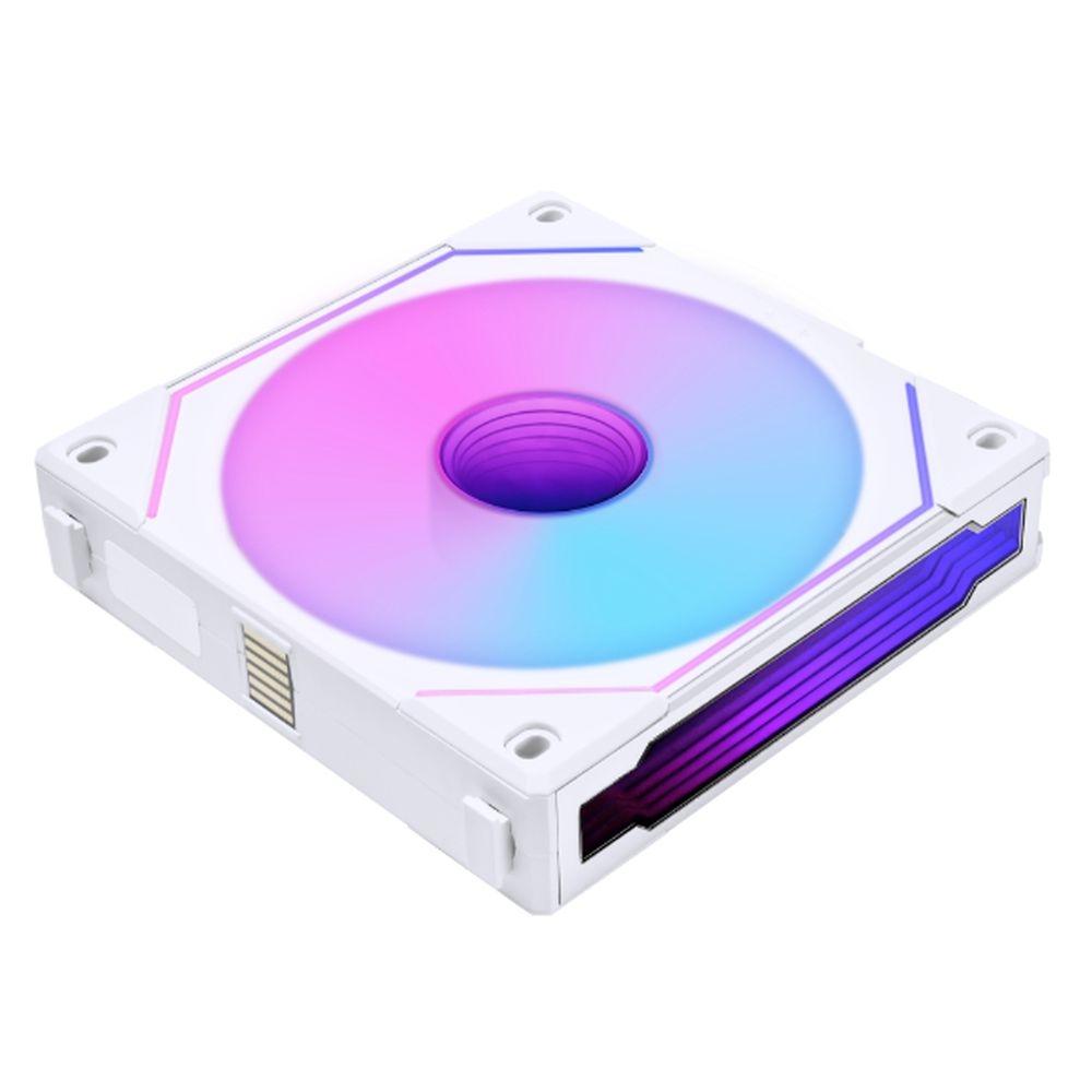LIAN LI UNI SL Infinity Reverse Blade 120 120mm ARGB Cabinet Fan (White) (Single Pack)