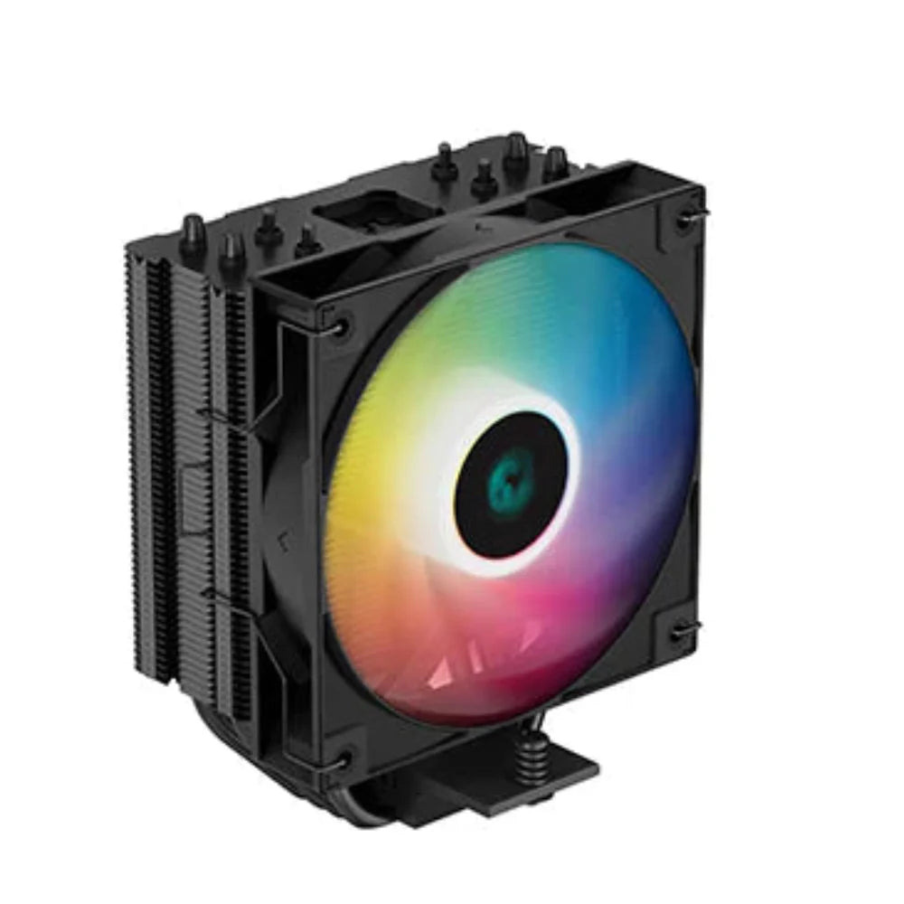 DEEPCOOL AG400 BK Single Tower ARGB 120mm CPU Air Cooler (Black)