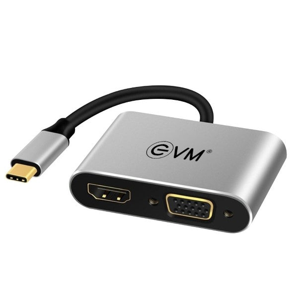 EVM Type C 4 in 1 HDMI + VGA Docking Station – TechCure India