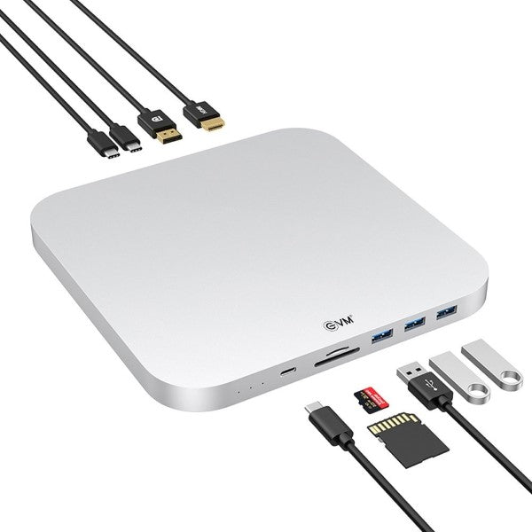 EVM USB-C Hub Docking Station With HDMI For Mac Mini/Mac Studio (MINI HUB PRO MAX) – TechCure India