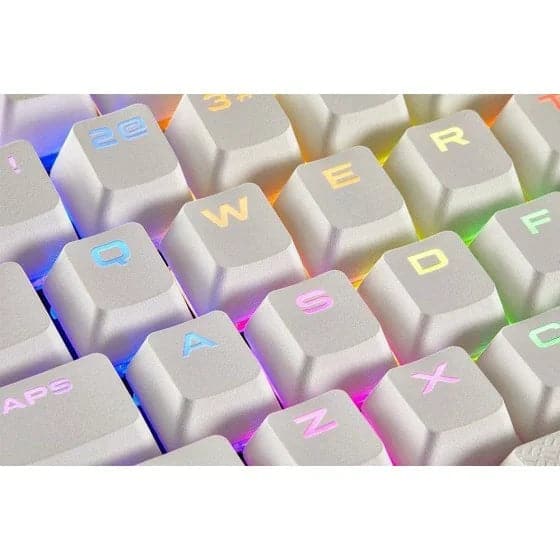 CORSAIR Gaming PBT Double shot Keycaps Full 104/105-Keyset ( White ) - 3