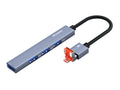 Hammok Lee 4-Port USB-A/C Hub (USB 3.0/2.0)