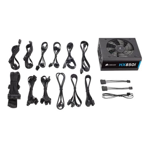 CORSAIR HX850i 850W 80 + Platinum Fully Modular ATX 2.0 Power Supply - 5
