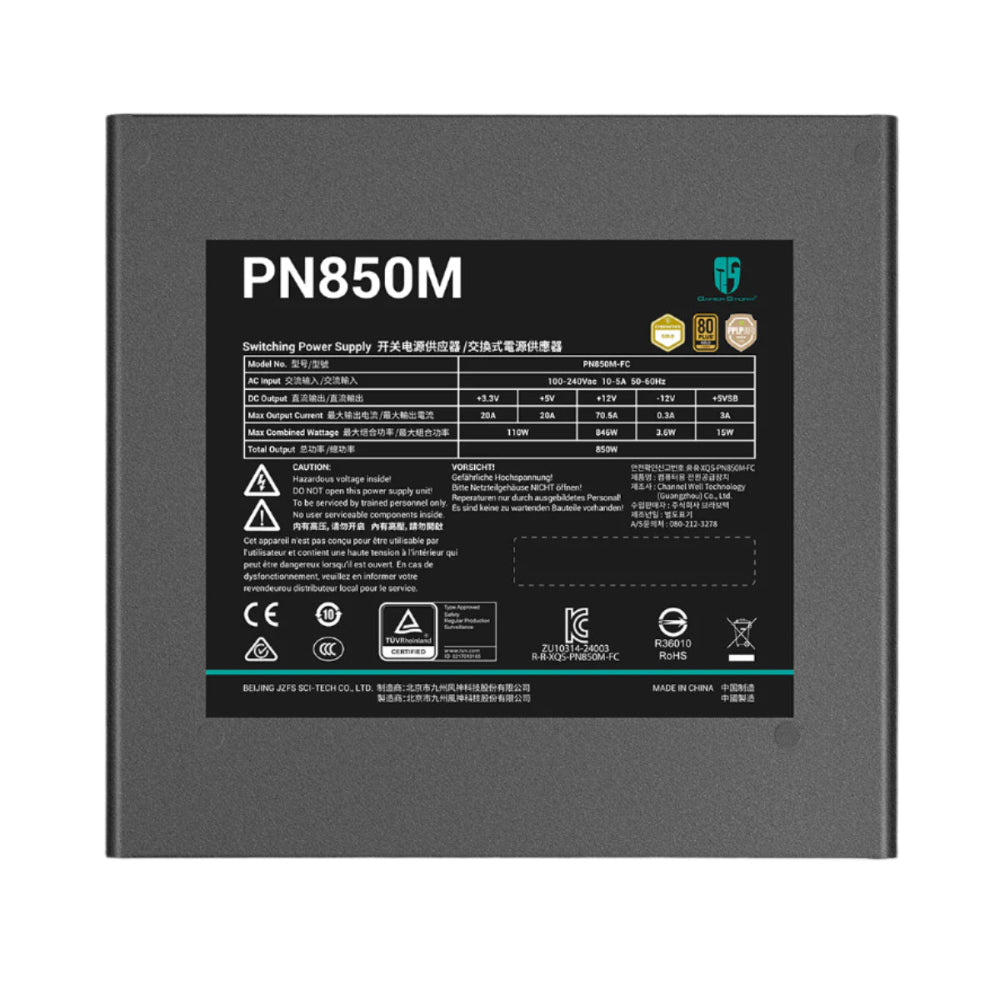 DEEPCOOL Gamer Storm PN850M 850W 80 Plus Gold Fully Modular ATX 3.1 Power Supply – TechCure India