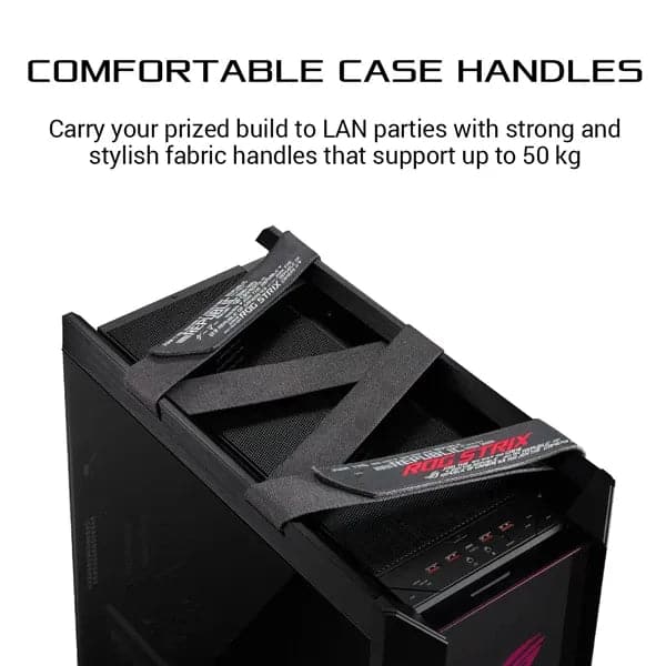 ASUS ROG Strix Helios GX601 RGB EATX Mid Tower Cabinet (Black) - 3