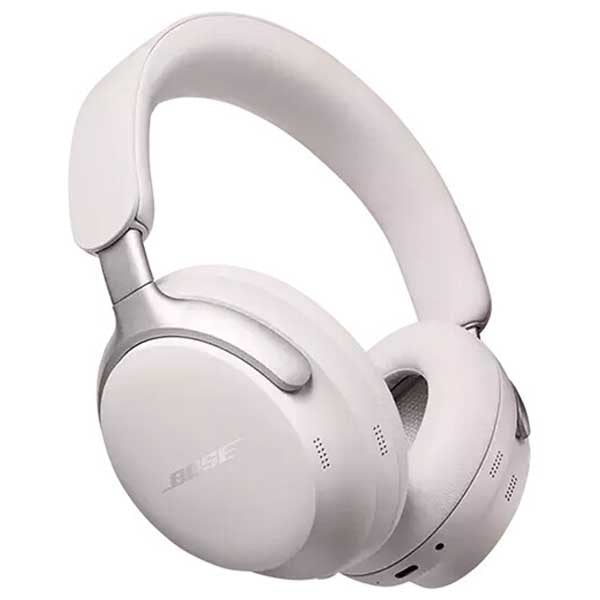 Bose QuietComfort Ultra Wireless Noise Canceling Over-Ear Headphones (White Smoke) – TechCure India