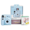 FUJIFILM Instax Mini SE Joy Pack Instant Camera with 40 Shots (Blue) – TechCure India