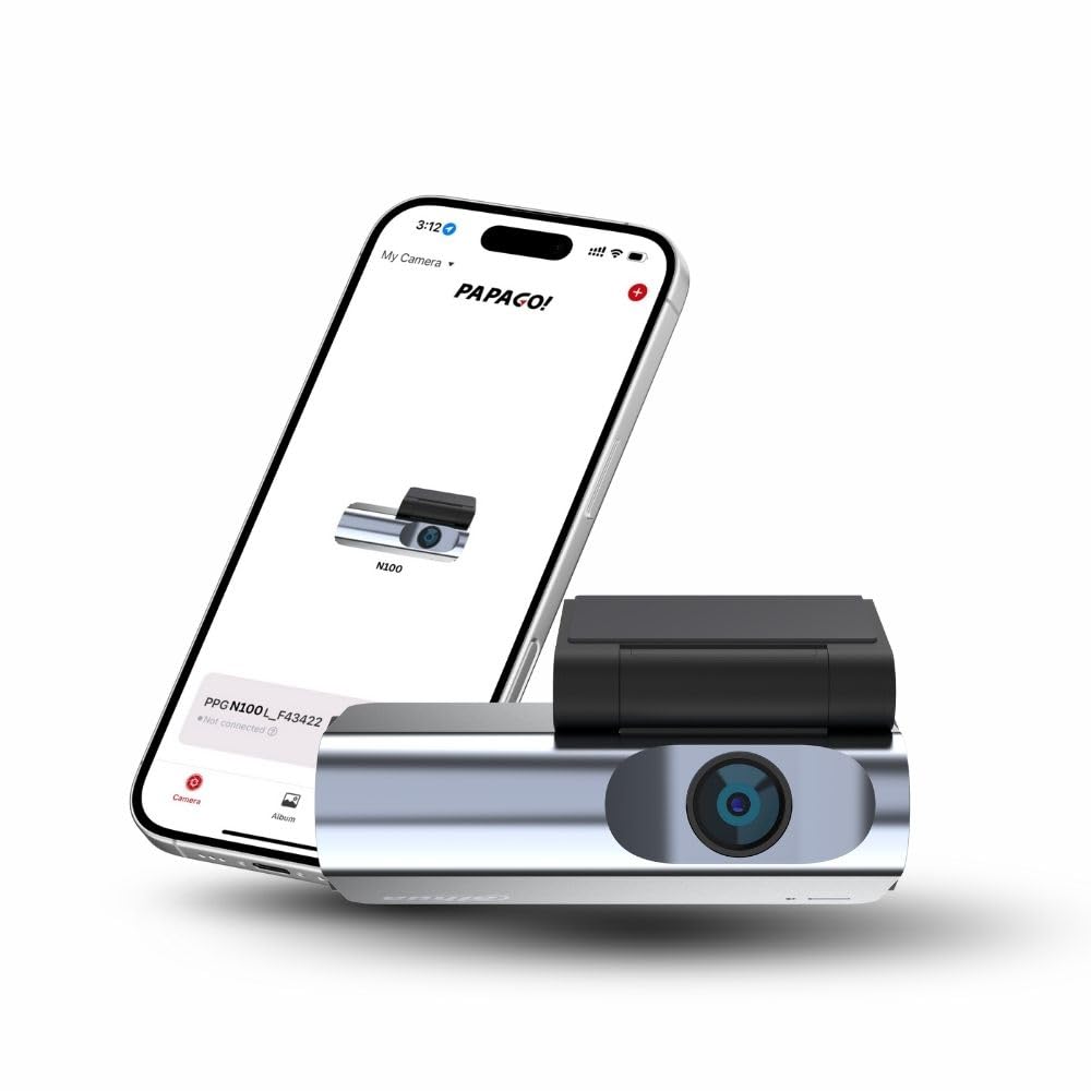PAPAGO N100 Full HD 1080P Car Dashcam – TechCure India