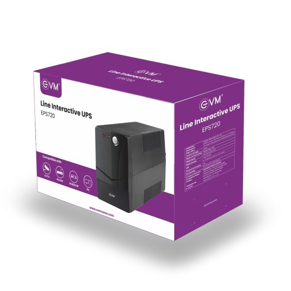 EVM Line Interactive Ups Eps720 – TechCure India