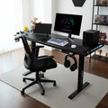 Cyberwolf Hydraulic RGB Gaming Table XXL (1600mm x 600mm) Black – TechCure India