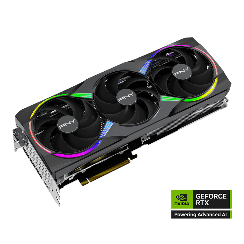 PNY RTX 5080 OC 16GB GDDR7 TRIPLE FAN ARGB OC GRAPHICS CARD – TechCure India