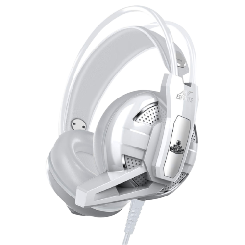ANT ESPORTS H520W Wired 3.5MM Gaming Headphone ( PC / Playstation / Mobile / Xbox ) ( White ) – TechCure India