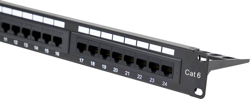 HONEYWELL CAT 6 PATCH PANEL UTP LOADED 24 PORT LAN ADAPTER – TechCure India