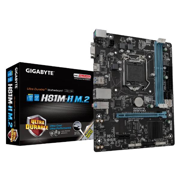Gigabyte H81M-H M.2 (rev. 1.0) LGA 1150 DDR3 Intel Motherboard – TechCure India