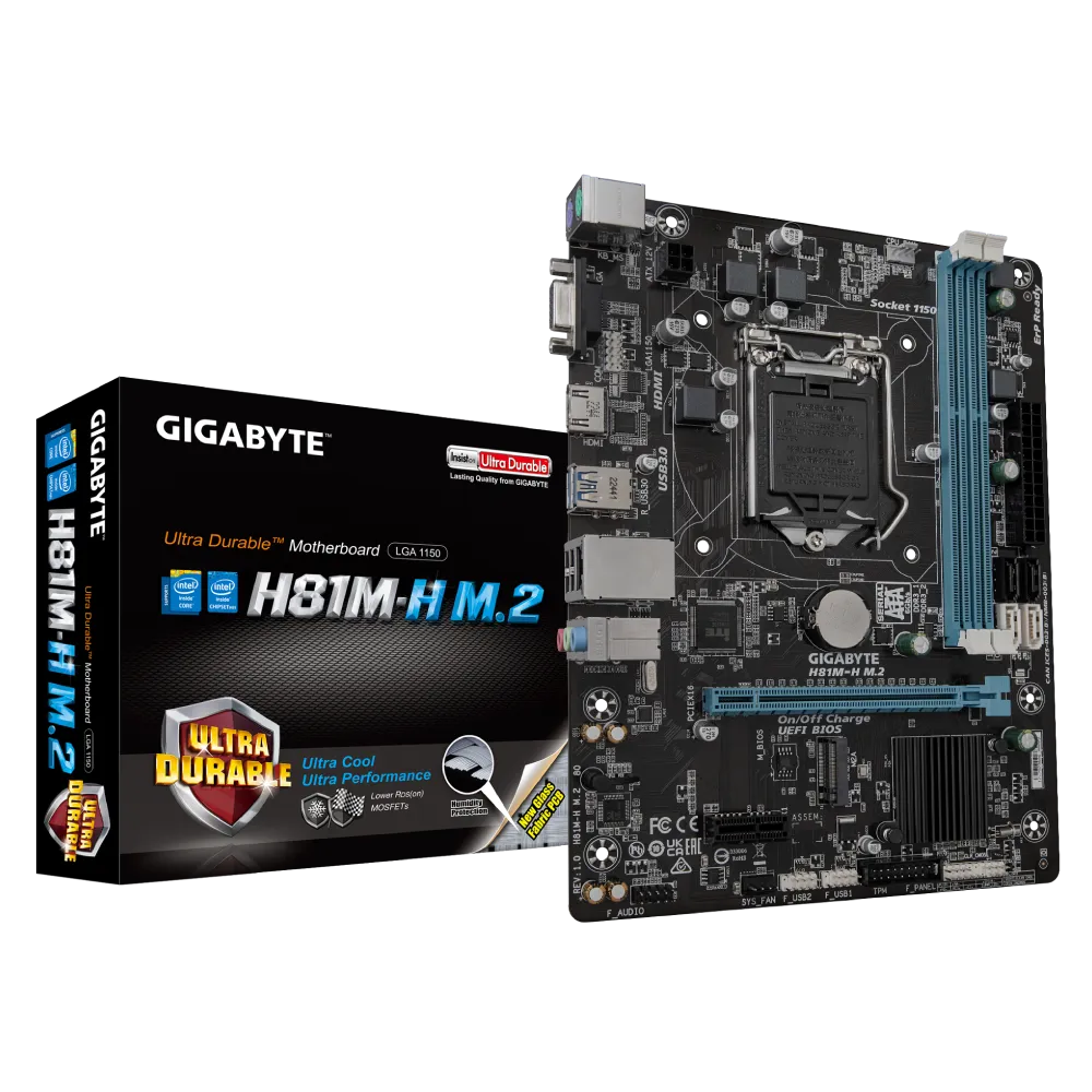 GIGABYTE H81M-H M.2 MOTHERBOARD – TechCure India
