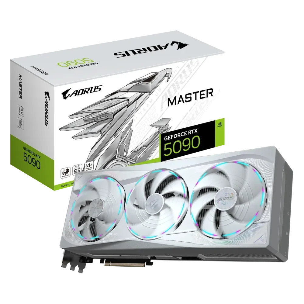 GIGABYTE AORUS GEFORCE RTX 5090 MASTER ICE 32GB GDDR7 – TechCure India
