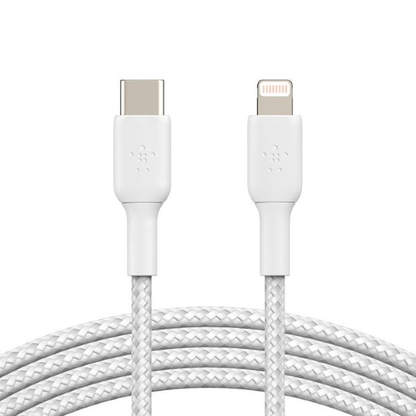 Belkin BoostCharge Lightning to Type C Cable 3.3 feet (1 meters) – White – TechCure India