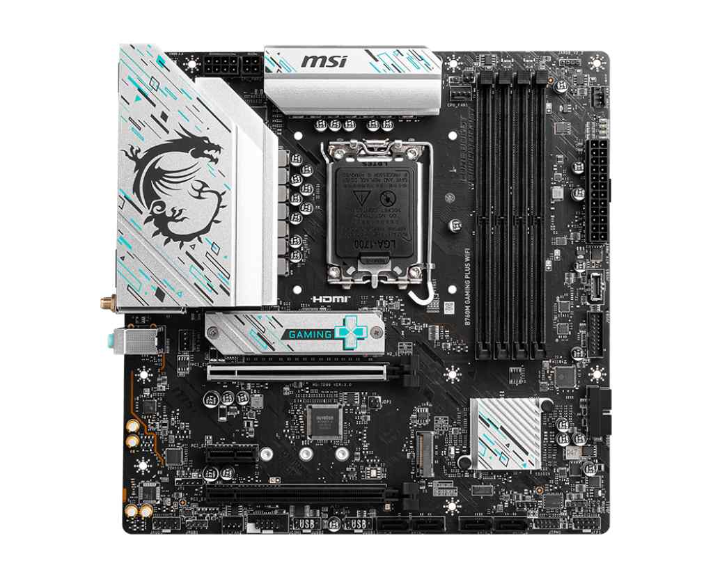 MSI B760M Gaming Plus WIFI DDR5 Motherboard Supports Intel 12th , 13th & 14th Gen Processors – TechCure India