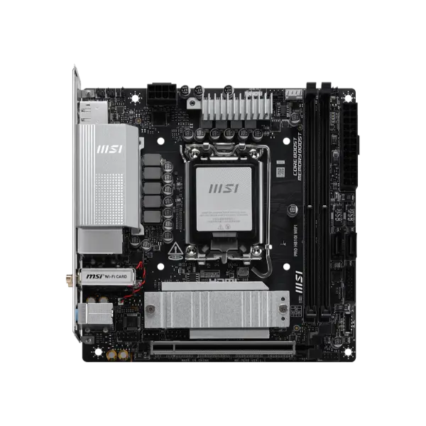 MSI PRO H810I WIFI Intel ITX Motherboard – TechCure India