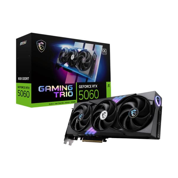 MSI RTX 5060 Gaming Trio OC 8GB GDDR7 Graphics Card – TechCure India