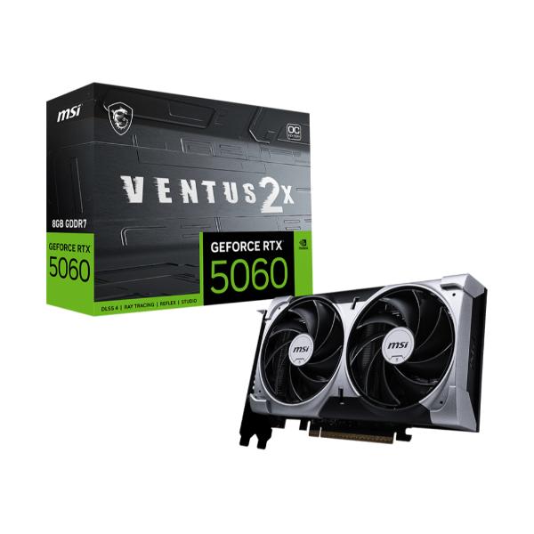 MSI RTX 5060 Ventus 2X OC 8GB GDDR7 Graphics Card – TechCure India