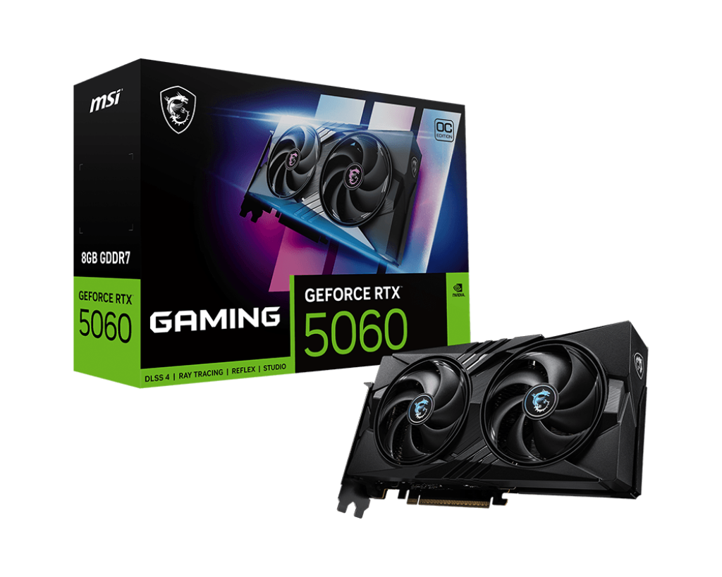 MSI GEFORCE RTX 5060 GAMING OC 8GB GRAPHIC CARD – TechCure India
