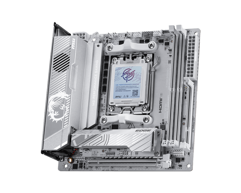 MSI MPG X870I EDGE TI EVO WIFI AM5 DDR5 Motherboard – TechCure India
