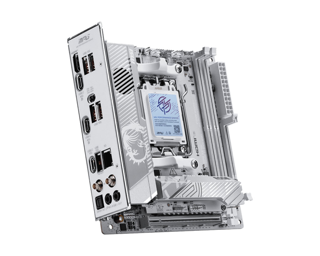 MSI MPG X870I EDGE TI EVO WIFI AM5 DDR5 Motherboard – TechCure India