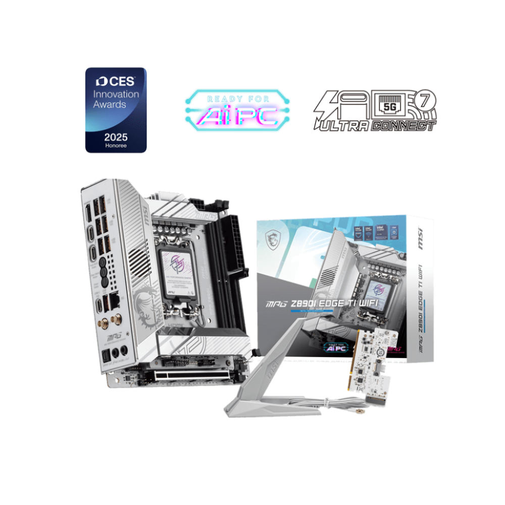 MSI MPG Z890I Edge Ti Wifi7 DDR5 Intel Motherboard – TechCure India