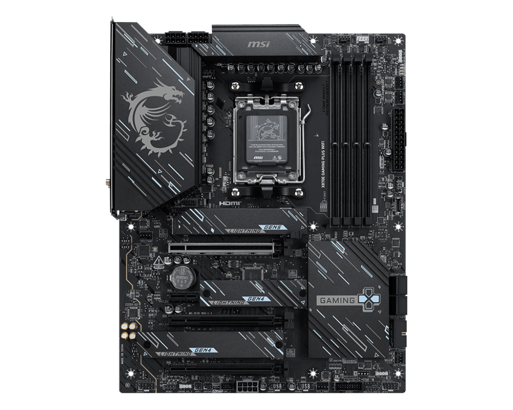 MSI X870E GAMING PLUS WIFI ATX MOTHERBOARD – TechCure India