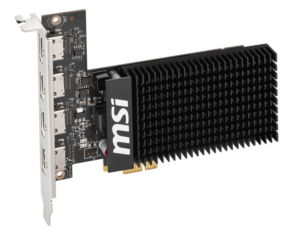 MSI GEFORCE GT 710 2GD3H 4HDMI GRAPHICS CARD – TechCure India