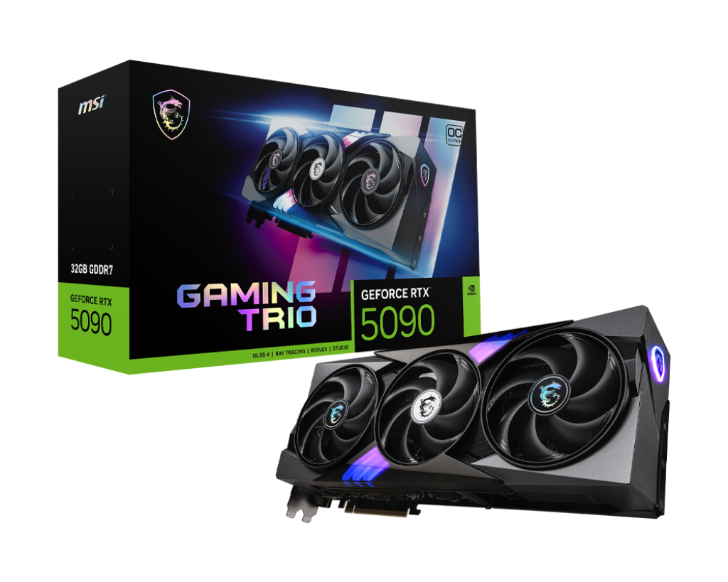MSI RTX 5090 GAMING TRIO OC 32GB GDDR7 GRAPHICS CARD – TechCure India