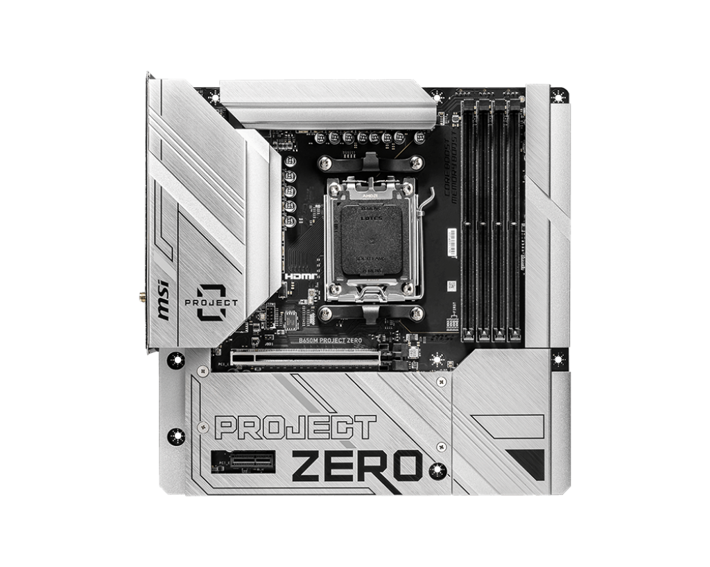 MSI B650M PROJECT ZERO MOTHERBOARD – TechCure India