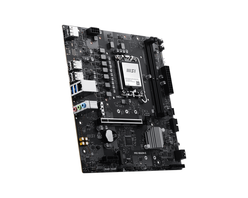 MSI PRO B860M-E INTEL LGA 1851 DDR5 Motherboard – TechCure India