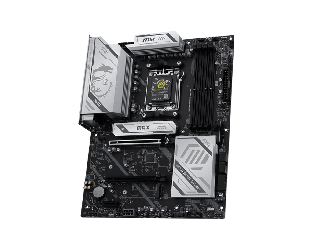 MSI MAG X870E GAMING MAX WIFI AM5 DDR5 Motherboard – TechCure India