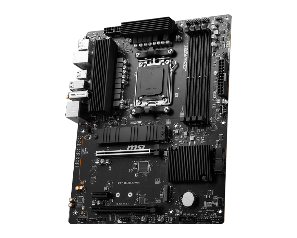 MSI AMD B650-S PRO WIFI DDR5 AMD AM5 MOTHERBOARD – TechCure India