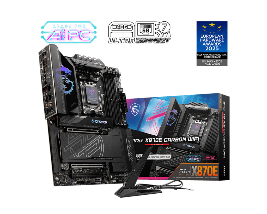 MSI MPG X870E CARBON WIFI MOTHERBOARD – TechCure India