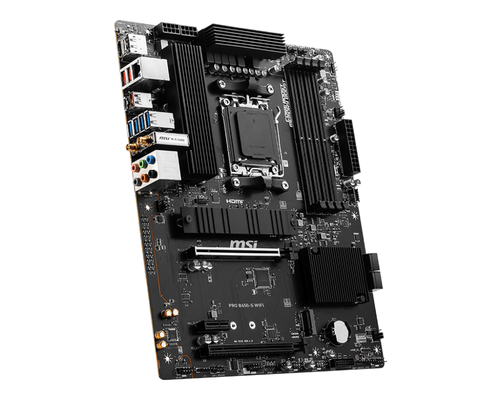 MSI AMD B650-S PRO WIFI DDR5 AMD AM5 MOTHERBOARD – TechCure India