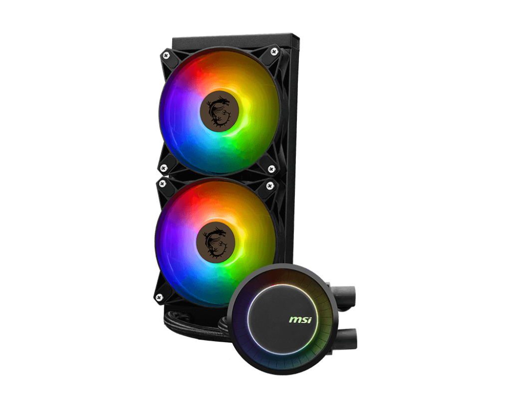 MSI MAG CORELIQUID E240 AIO CPU LIQUID COOLER BLACK – TechCure India