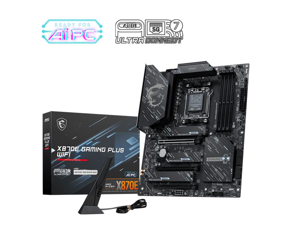 MSI X870E GAMING PLUS WIFI ATX MOTHERBOARD – TechCure India
