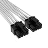 Corsair Premium Sleeved 12VHPWR 12+4pin 600W PCIe 5.0 PSU Power Cable (White) - 2