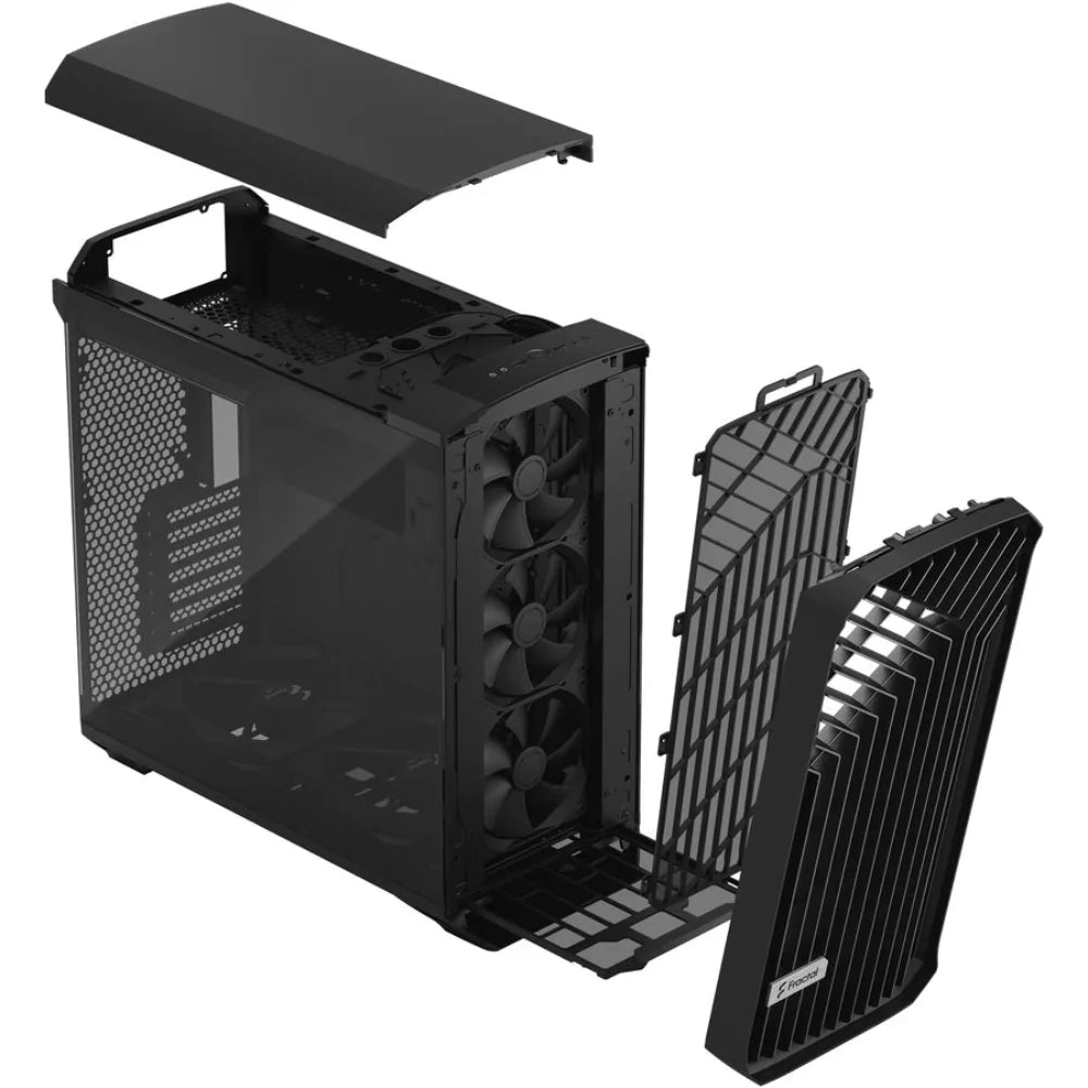 FRACTAL DESIGN Torrent Light Tint EATX Mid Tower Cabinet ( Black ) – TechCure India