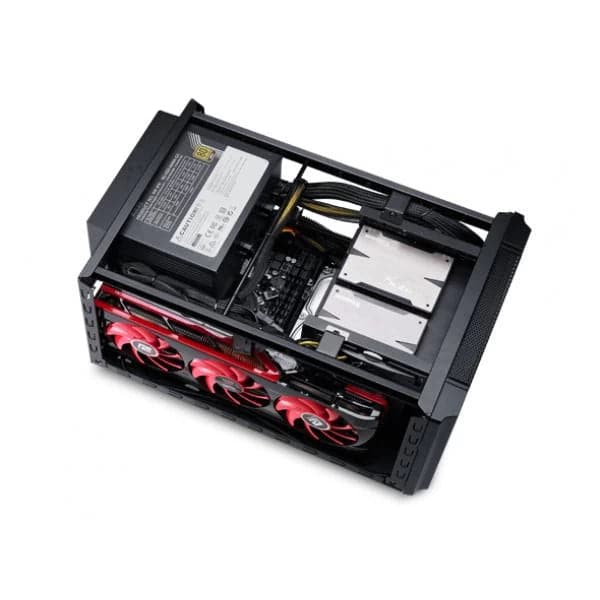 COOLER MASTER Elite 130 MITX Mini Tower Cabinet (Black) - 4