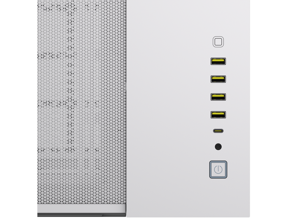 CORSAIR 6500X ATX Mid Tower Dual Chamber Cabinet (White) - 3
