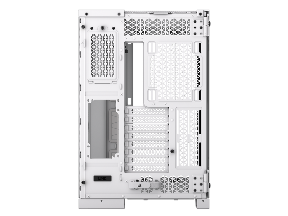 CORSAIR 6500X ATX Mid Tower Dual Chamber Cabinet (White) - 4