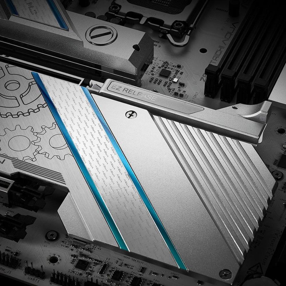 ASROCK Z890 Taichi Aqua Wifi DDR5 Intel Motherboard ( White ) - 6