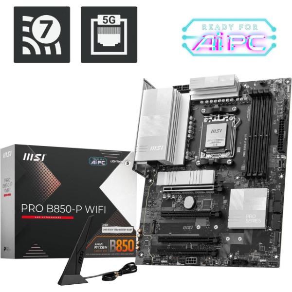 MSI PRO B850-P WiFi 7 DDR5 ATX Motherboard – TechCure India